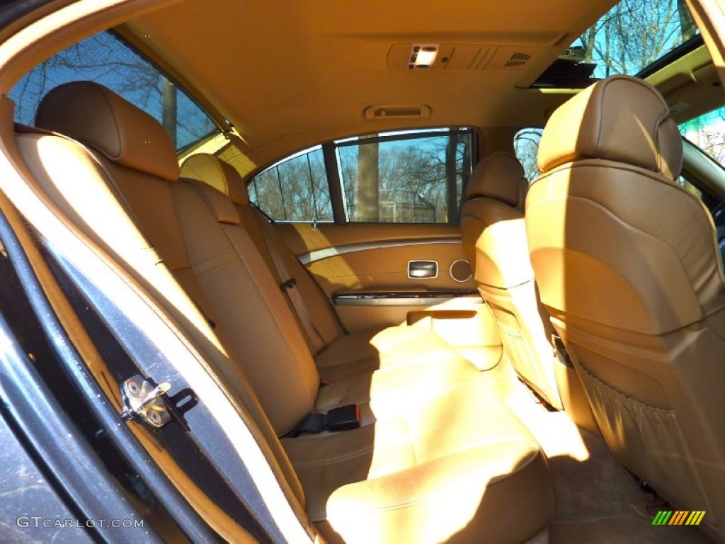 2007 7 Series 750i Sedan - Monaco Blue Metallic / Natural Brown photo #31