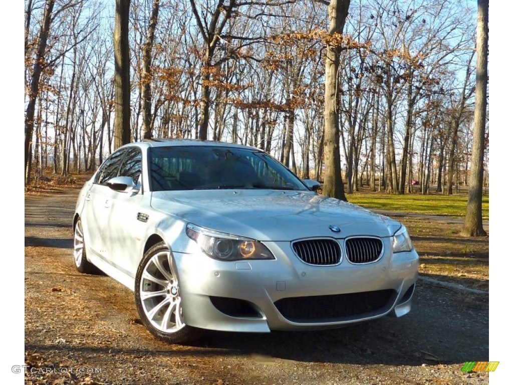 2006 M5  - Silverstone Silver Metallic / Black photo #1