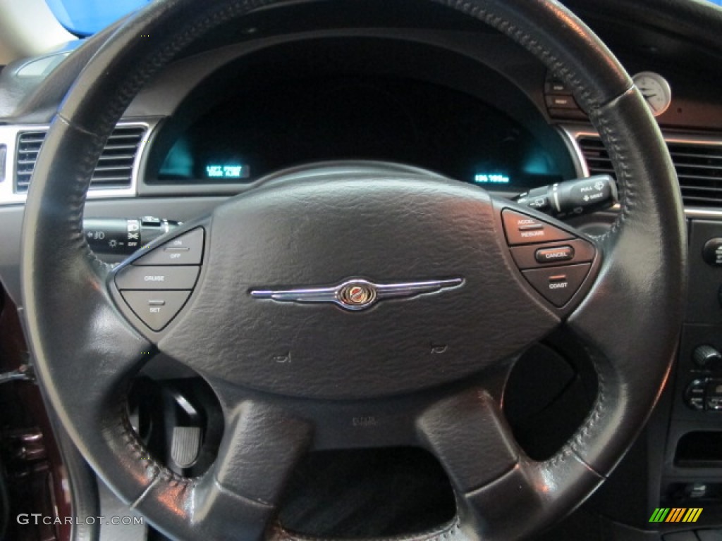 2004 Chrysler Pacifica AWD Dark Slate Gray Steering Wheel Photo #61144460