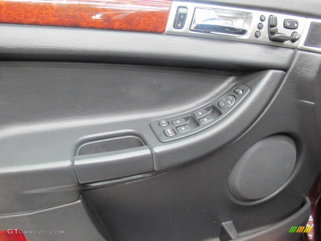 2004 Pacifica AWD - Deep Molten Red Pearl / Dark Slate Gray photo #42