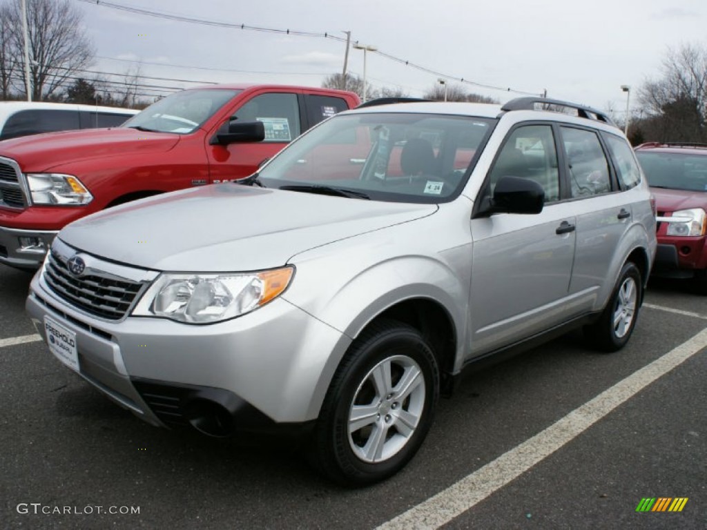 2009 Forester 2.5 X Premium - Spark Silver Metallic / Platinum photo #1