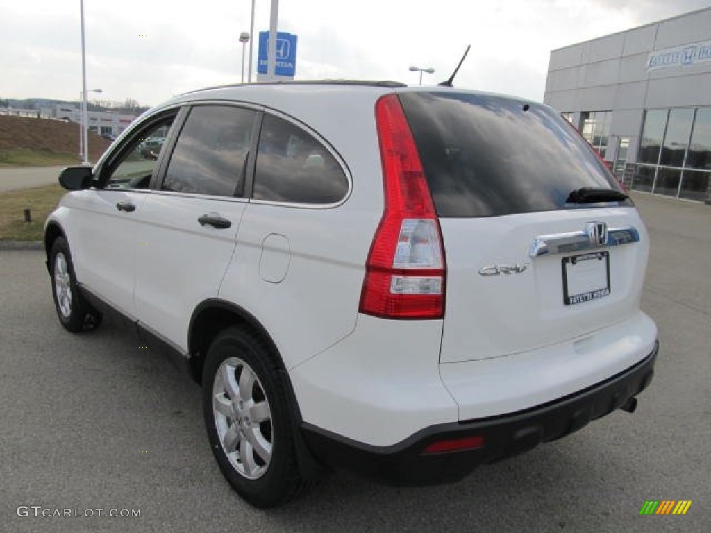 2008 CR-V EX 4WD - Taffeta White / Gray photo #15