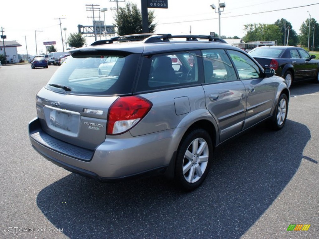 2008 Outback 2.5i Limited Wagon - Quartz Silver Metallic / Off Black photo #8