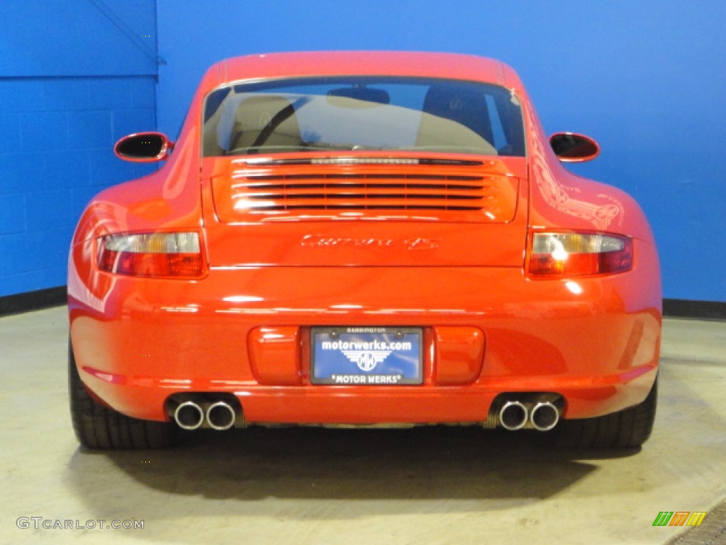 2007 911 Carrera 4S Coupe - Guards Red / Black photo #8