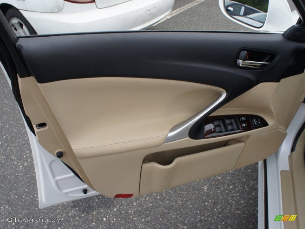 2008 IS 250 AWD - Glacier Frost Pearl / Cashmere Beige photo #2