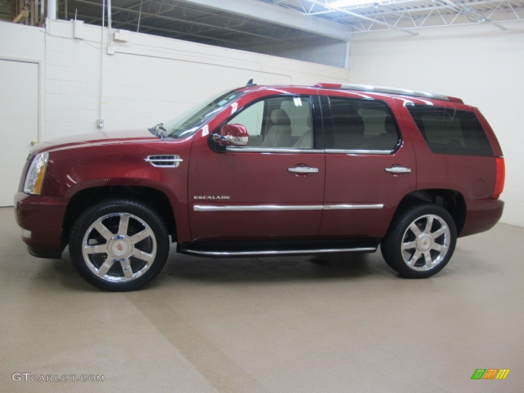 Infrared Tincoat 2011 Cadillac Escalade Luxury AWD Exterior Photo #61145713