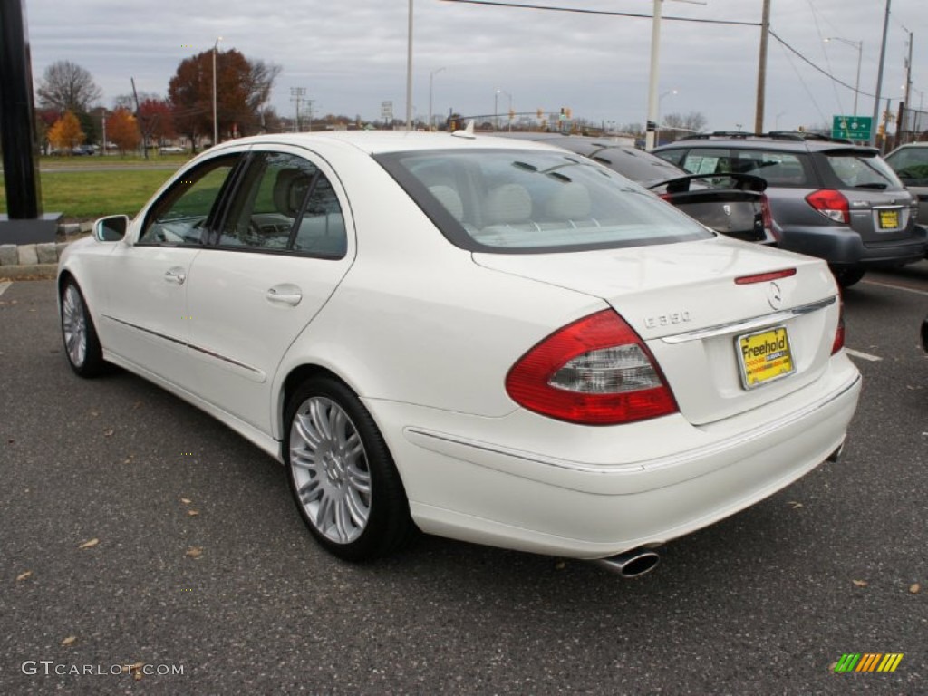 2007 E 350 Sedan - Arctic White / Cashmere photo #9