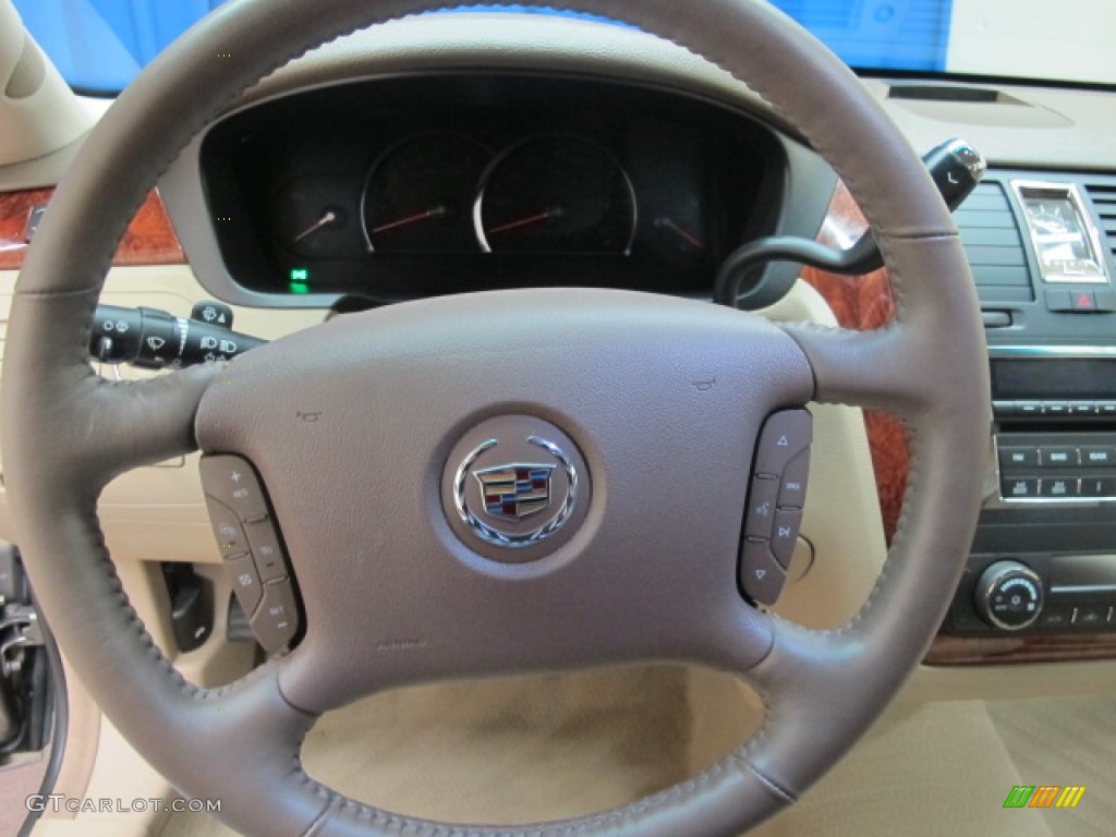 2006 Cadillac DTS Standard DTS Model Cashmere Steering Wheel Photo #61147625
