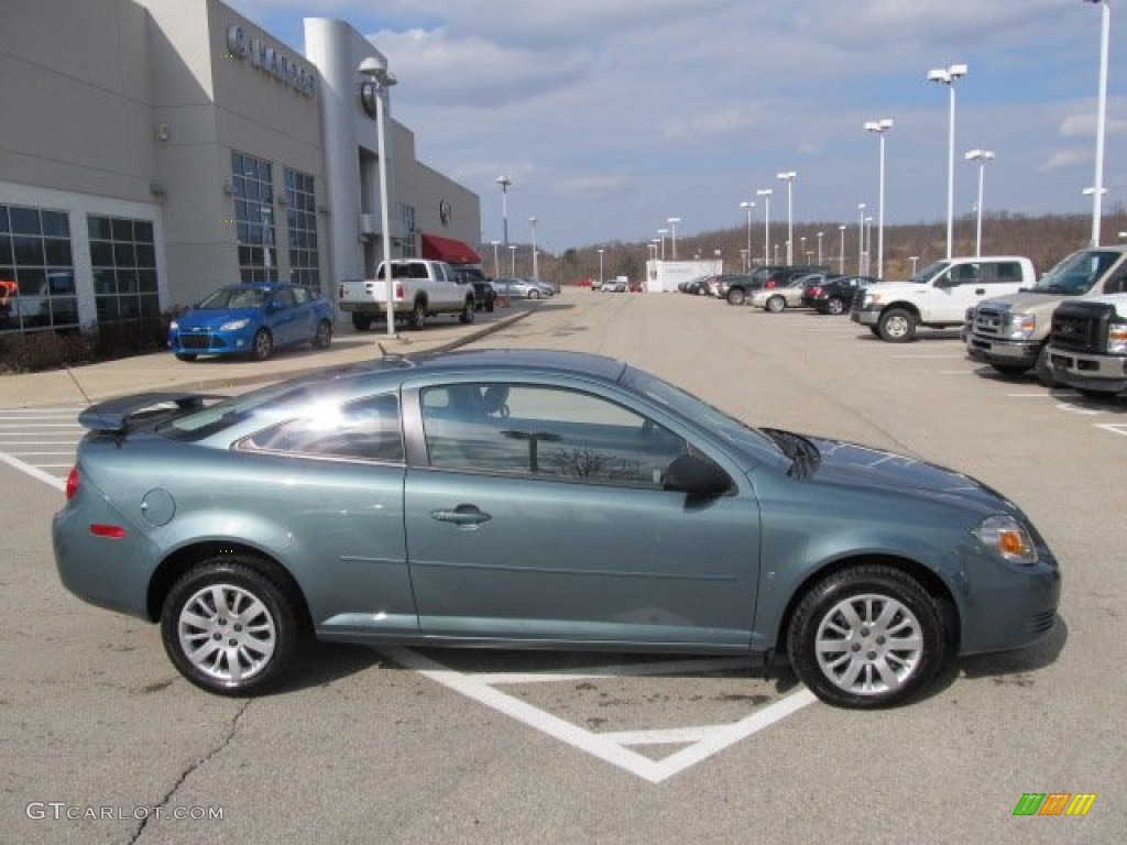 Silver Moss Metallic 2009 Chevrolet Cobalt LS Coupe Exterior Photo #61149019
