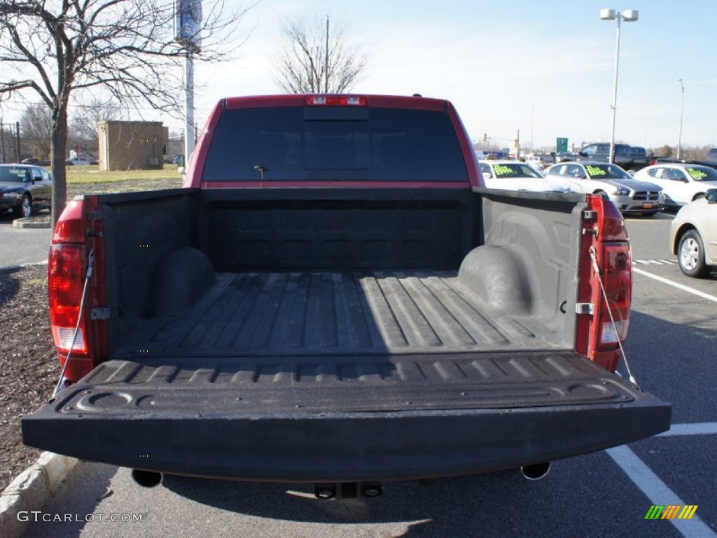 2010 Ram 1500 Big Horn Crew Cab 4x4 - Inferno Red Crystal Pearl / Dark Slate/Medium Graystone photo #3