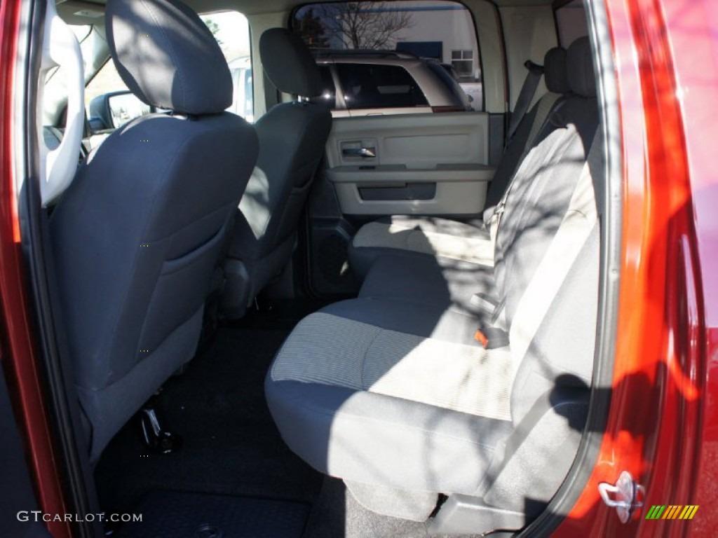 2010 Ram 1500 Big Horn Crew Cab 4x4 - Inferno Red Crystal Pearl / Dark Slate/Medium Graystone photo #4