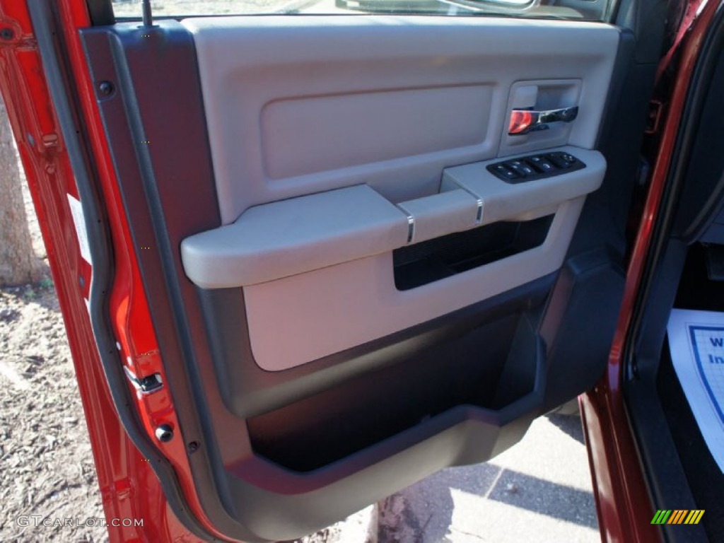2010 Ram 1500 Big Horn Crew Cab 4x4 - Inferno Red Crystal Pearl / Dark Slate/Medium Graystone photo #9