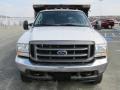 2004 Oxford White Ford F450 Super Duty XL SuperCab 4x4 Chassis Dump Truck  photo #8