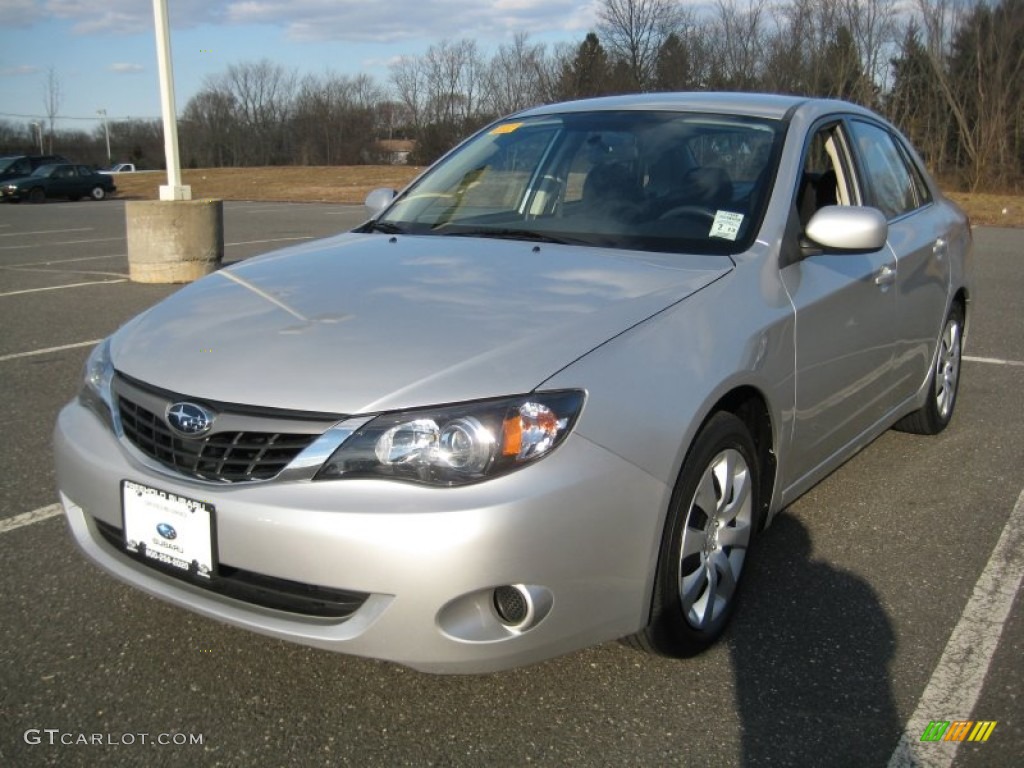 2009 Impreza 2.5i Sedan - Spark Silver Metallic / Carbon Black photo #1