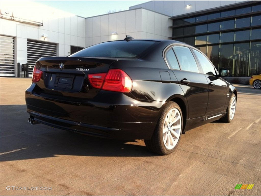 2011 3 Series 328i xDrive Sedan - Jet Black / Black photo #2