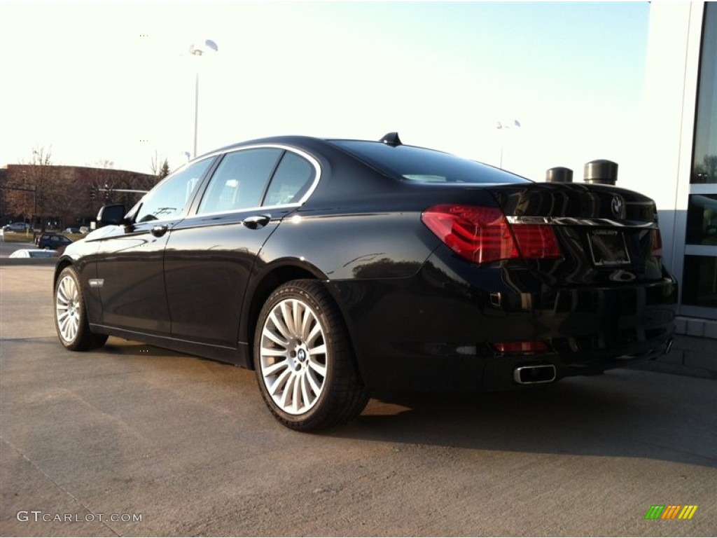 Black Sapphire Metallic 2012 BMW 7 Series 750i xDrive Sedan Exterior Photo #61149746