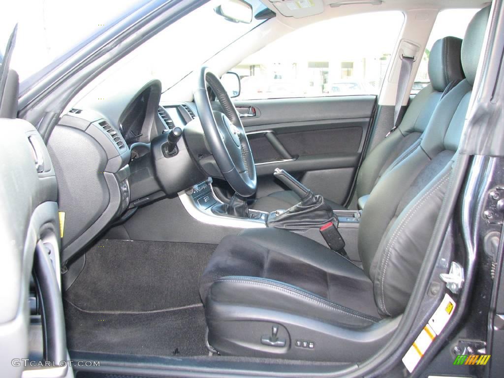 Off Black Interior 2008 Subaru Legacy 2.5 GT spec.B Sedan Photo #6114994