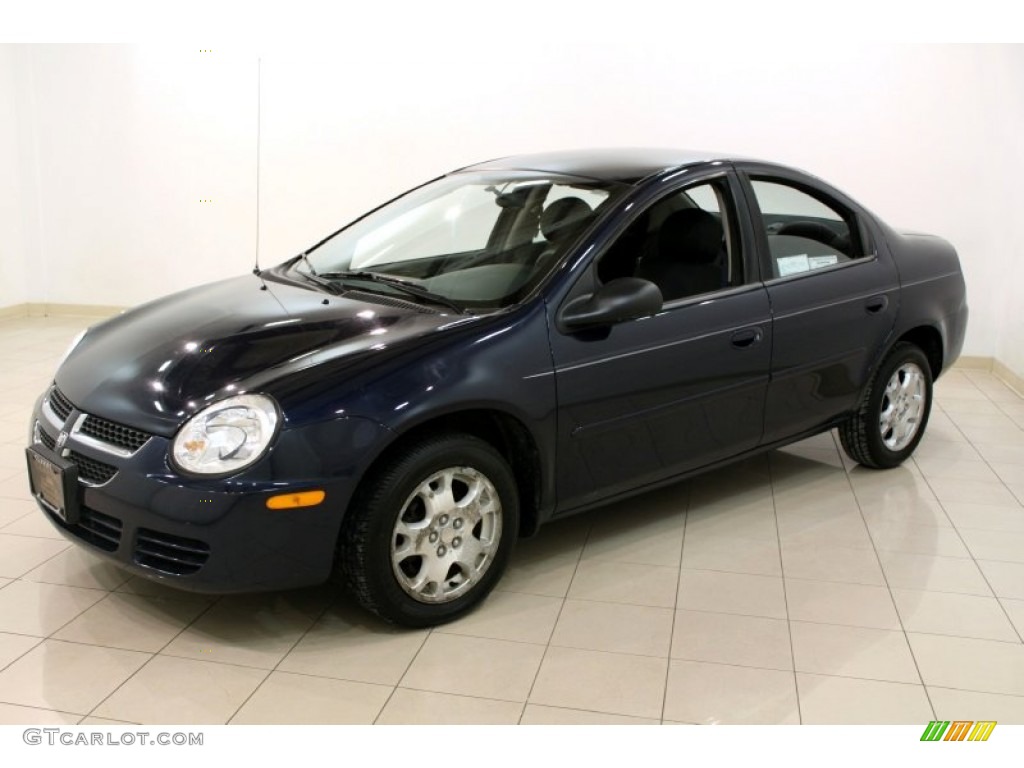 2005 Neon SXT - Midnight Blue Pearlcoat / Dark Slate Gray photo #3