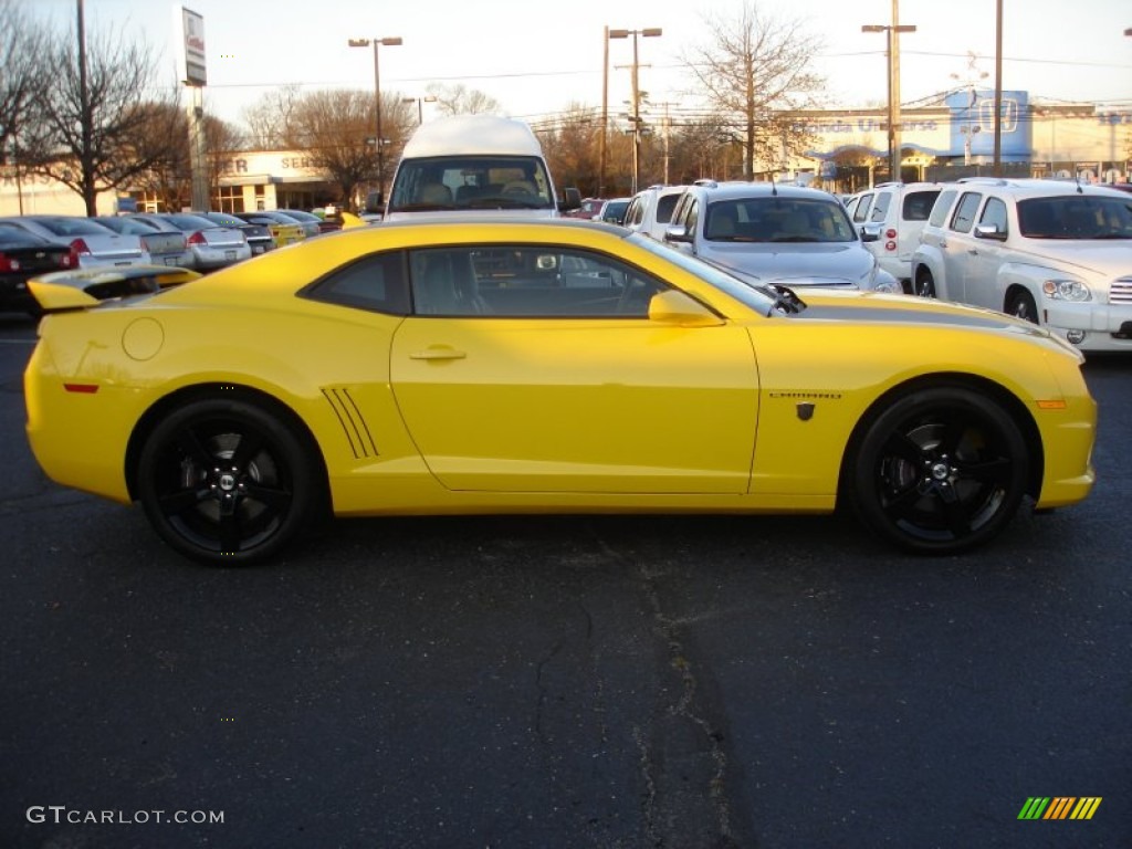 Rally Yellow 2012 Chevrolet Camaro SS Coupe Transformers Special Edition Exterior Photo #61150388