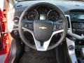 Jet Black Leather Steering Wheel Photo for 2011 Chevrolet Cruze #61150718