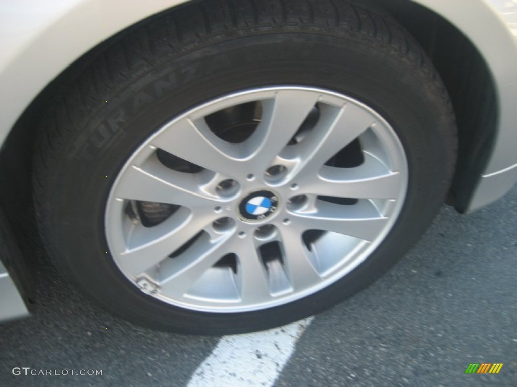 2006 3 Series 325i Sedan - Titanium Silver Metallic / Black photo #30