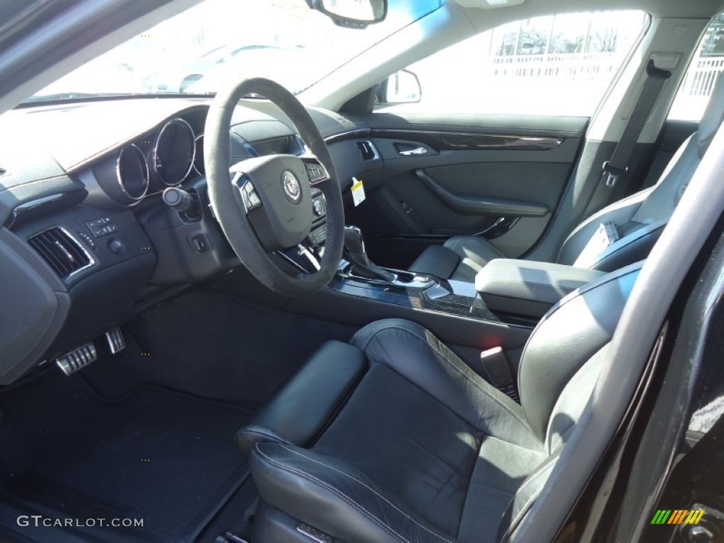 Ebony/Ebony Interior 2012 Cadillac CTS -V Sedan Photo #61151222