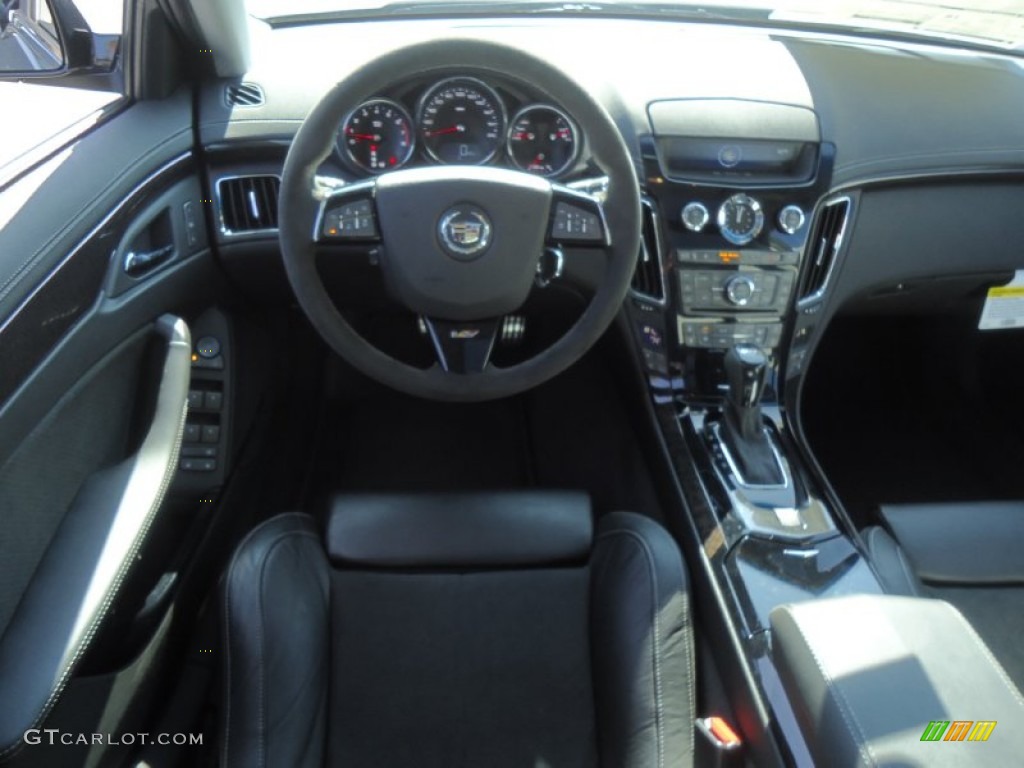 2012 Cadillac CTS -V Sedan Ebony/Ebony Dashboard Photo #61151240
