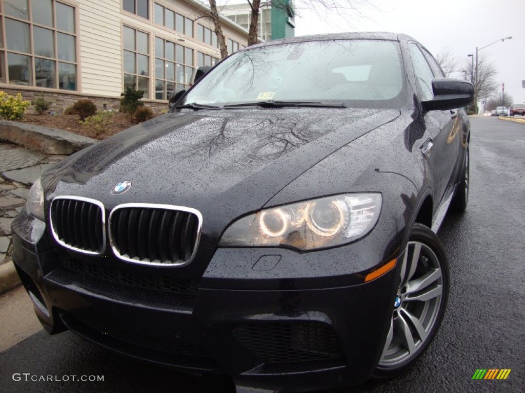 2010 X6 M  - Black Sapphire Metallic / Silverstone II photo #1