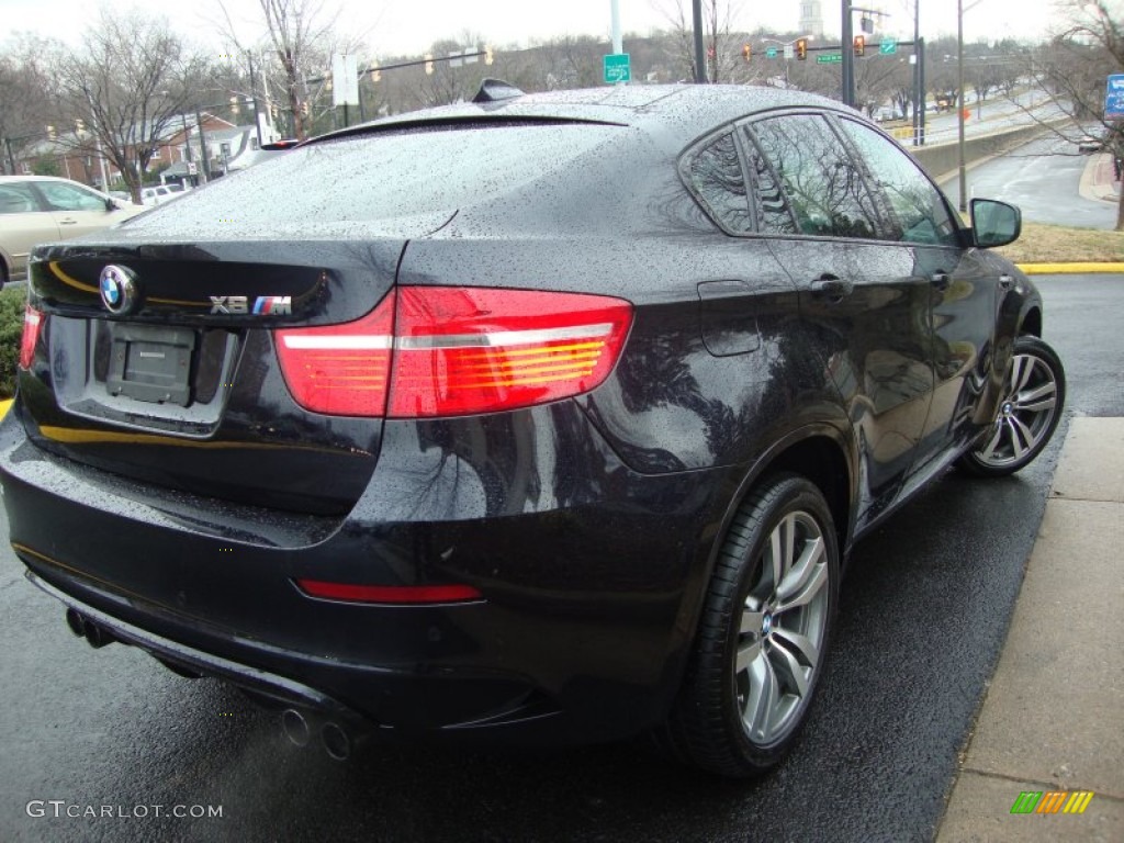 Black Sapphire Metallic 2010 BMW X6 M Standard X6 M Model Exterior Photo #61151885
