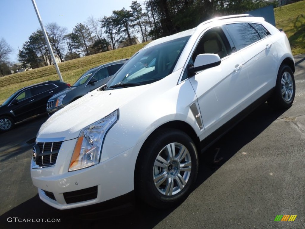 2012 SRX Luxury AWD - Platinum Ice Tricoat / Shale/Brownstone photo #1