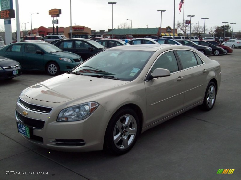 2010 Malibu LT Sedan - Gold Mist Metallic / Ebony photo #5