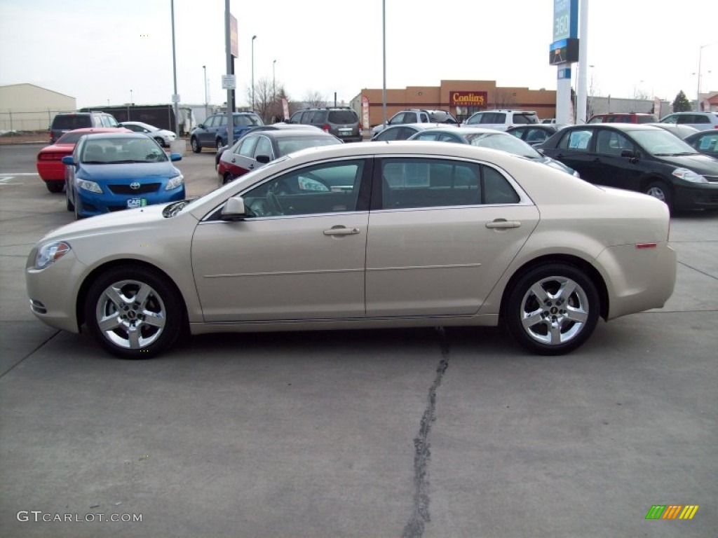 2010 Malibu LT Sedan - Gold Mist Metallic / Ebony photo #6
