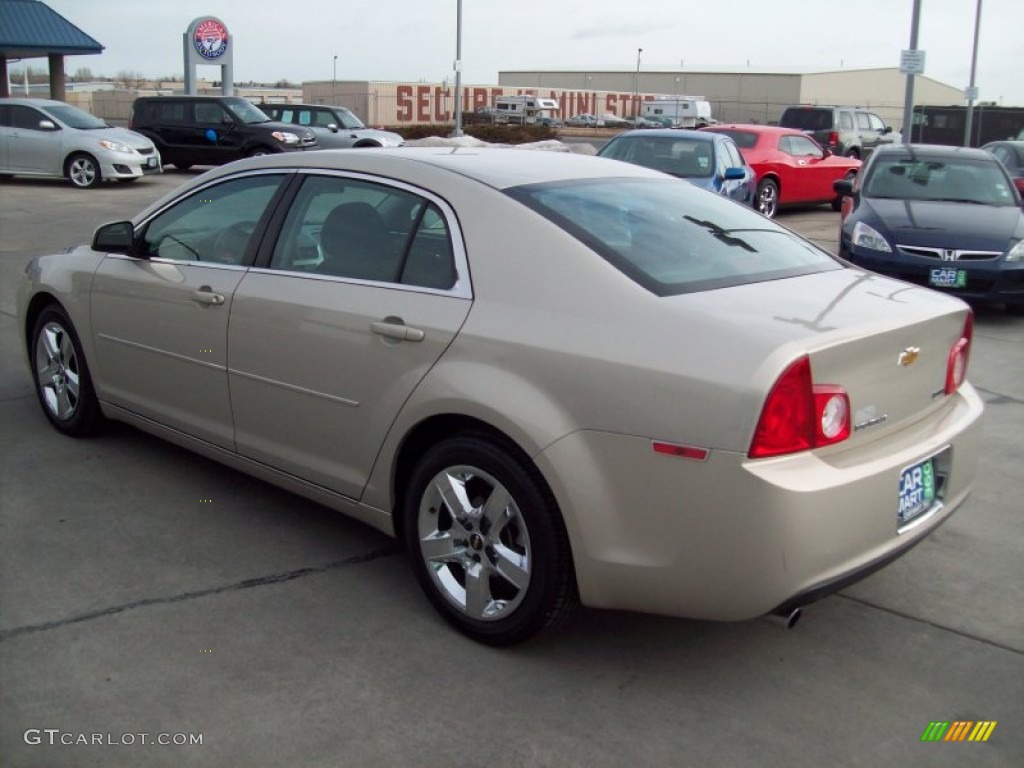 2010 Malibu LT Sedan - Gold Mist Metallic / Ebony photo #22