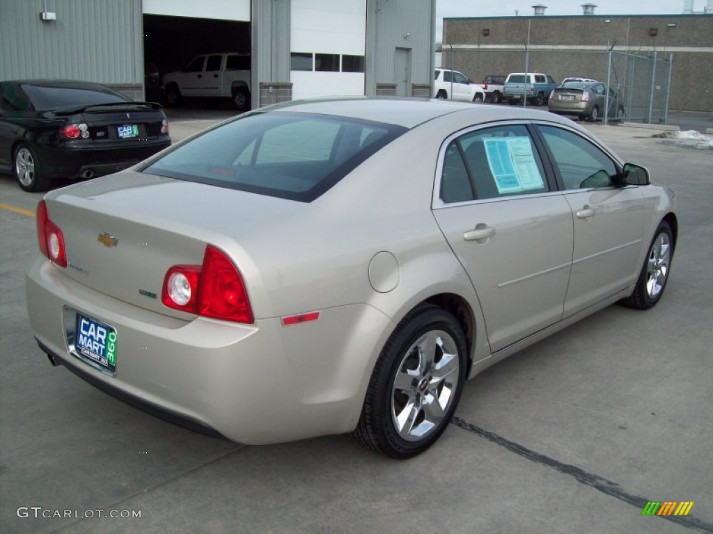 2010 Malibu LT Sedan - Gold Mist Metallic / Ebony photo #27