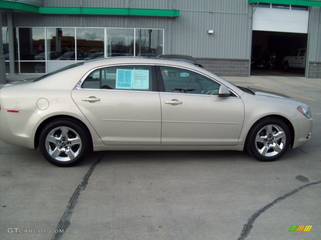 2010 Malibu LT Sedan - Gold Mist Metallic / Ebony photo #28