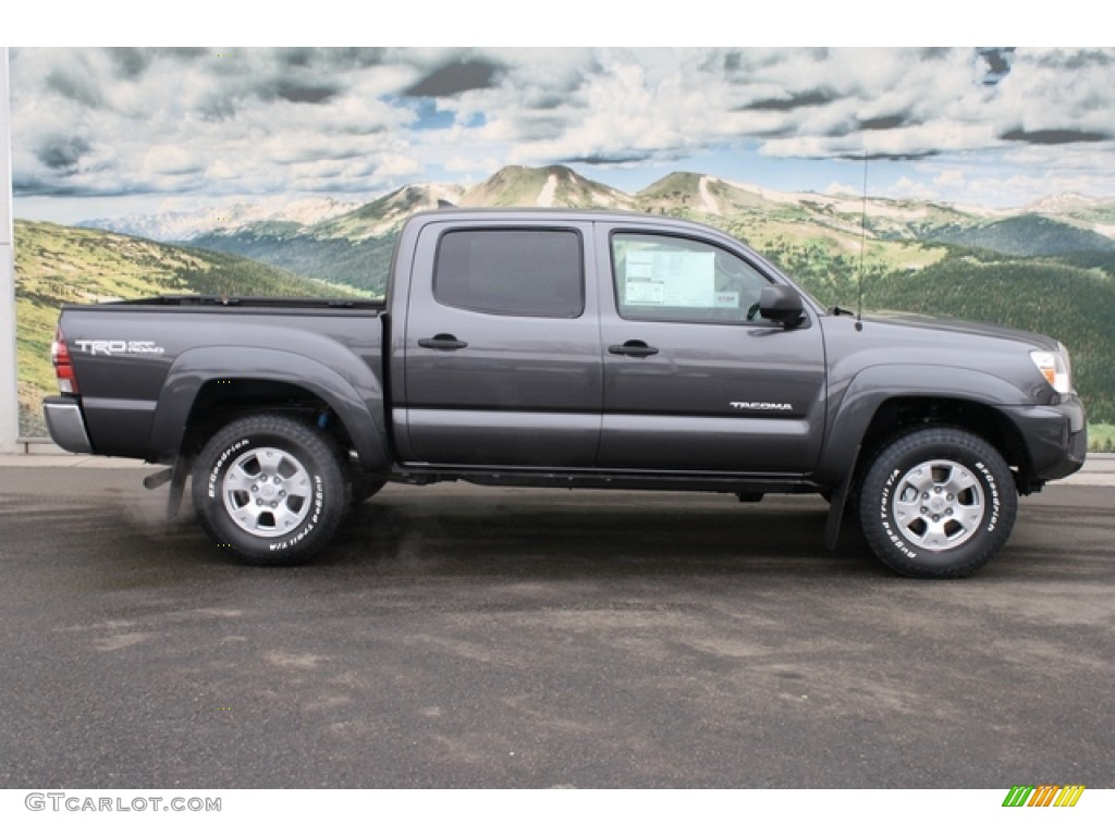 Magnetic Gray Mica 2012 Toyota Tacoma V6 TRD Double Cab 4x4 Exterior Photo #61155329