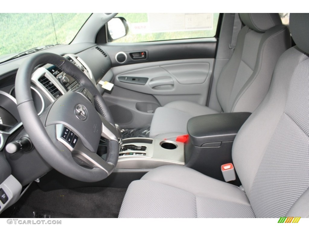 Graphite Interior 2012 Toyota Tacoma V6 TRD Double Cab 4x4 Photo #61155347