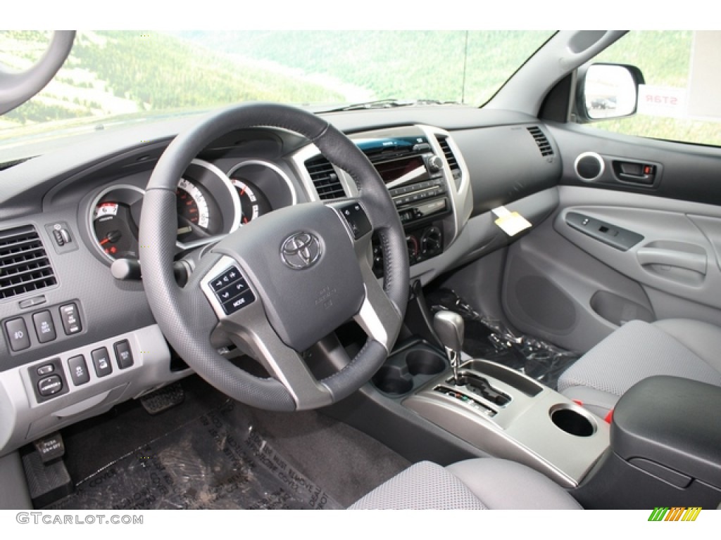 Graphite Interior 2012 Toyota Tacoma V6 TRD Double Cab 4x4 Photo #61155356