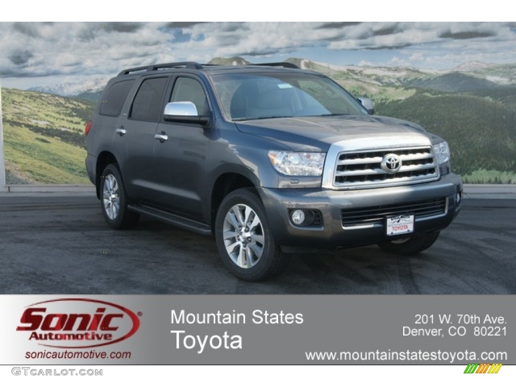 2012 Sequoia Limited 4WD - Magnetic Gray Metallic / Graphite Gray photo #1