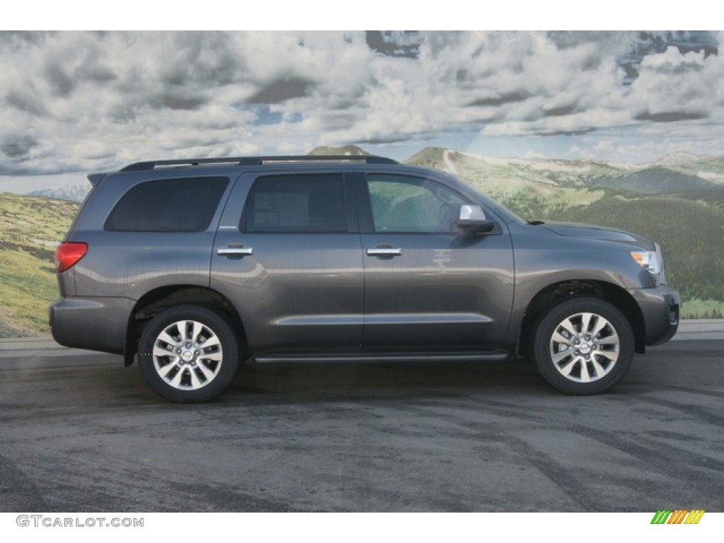 2012 Sequoia Limited 4WD - Magnetic Gray Metallic / Graphite Gray photo #2