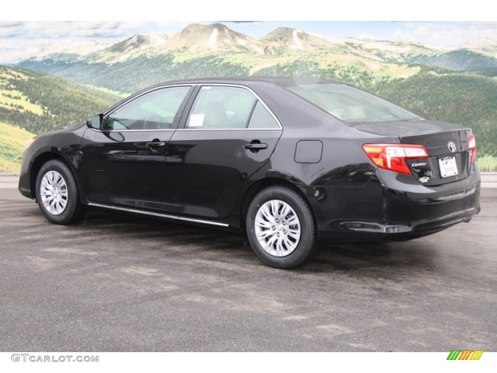 2012 Camry LE - Attitude Black Metallic / Ivory photo #3