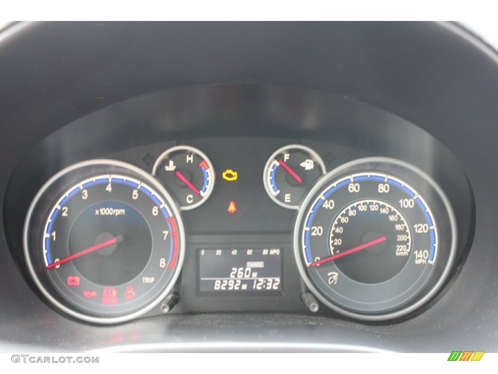 2010 SX4 Crossover AWD - Vivid Red / Black photo #6