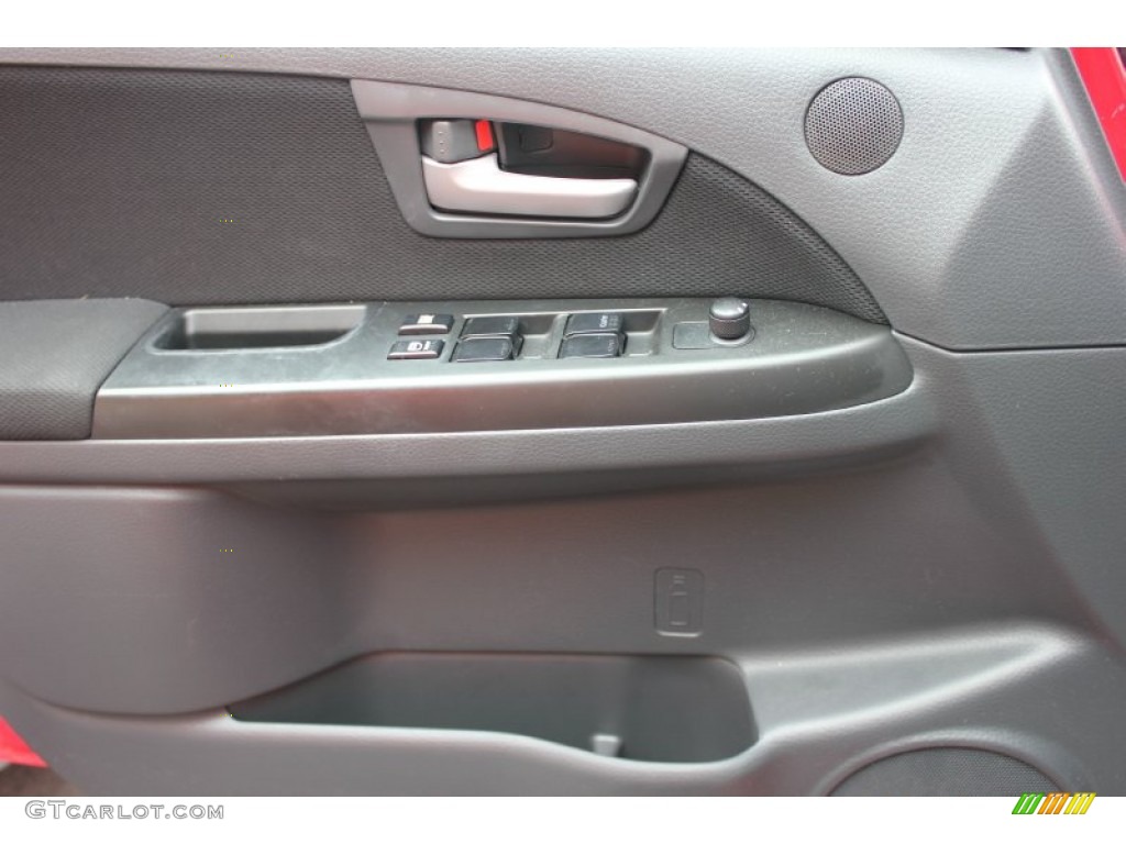 2010 SX4 Crossover AWD - Vivid Red / Black photo #7