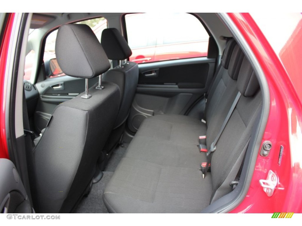 2010 SX4 Crossover AWD - Vivid Red / Black photo #10
