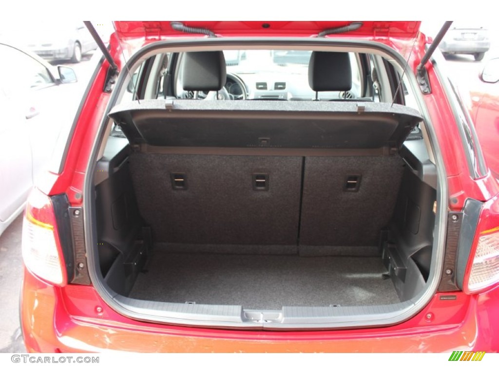 2010 SX4 Crossover AWD - Vivid Red / Black photo #11