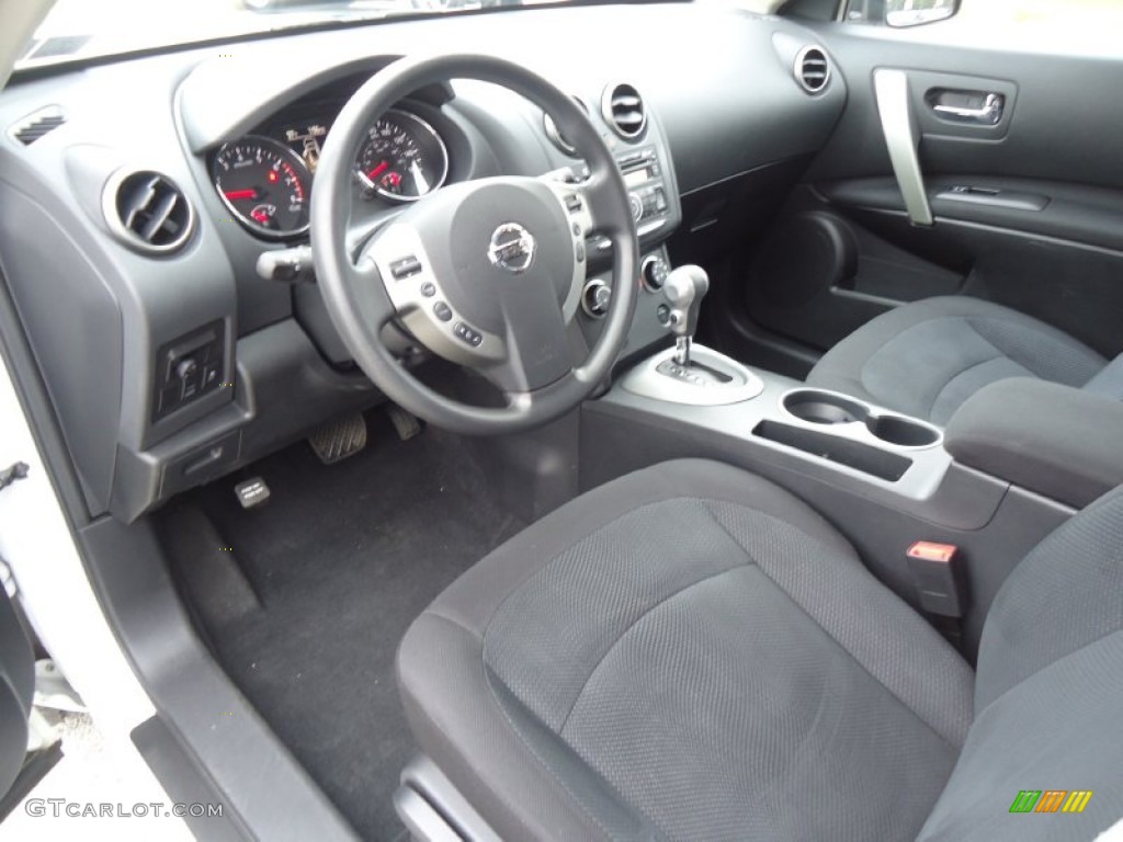 Black Interior 2011 Nissan Rogue S AWD Krom Edition Photo #61158707