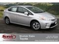 2012 Classic Silver Metallic Toyota Prius 3rd Gen Three Hybrid  photo #1