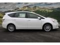 2012 Blizzard White Pearl Toyota Prius v Five Hybrid  photo #2