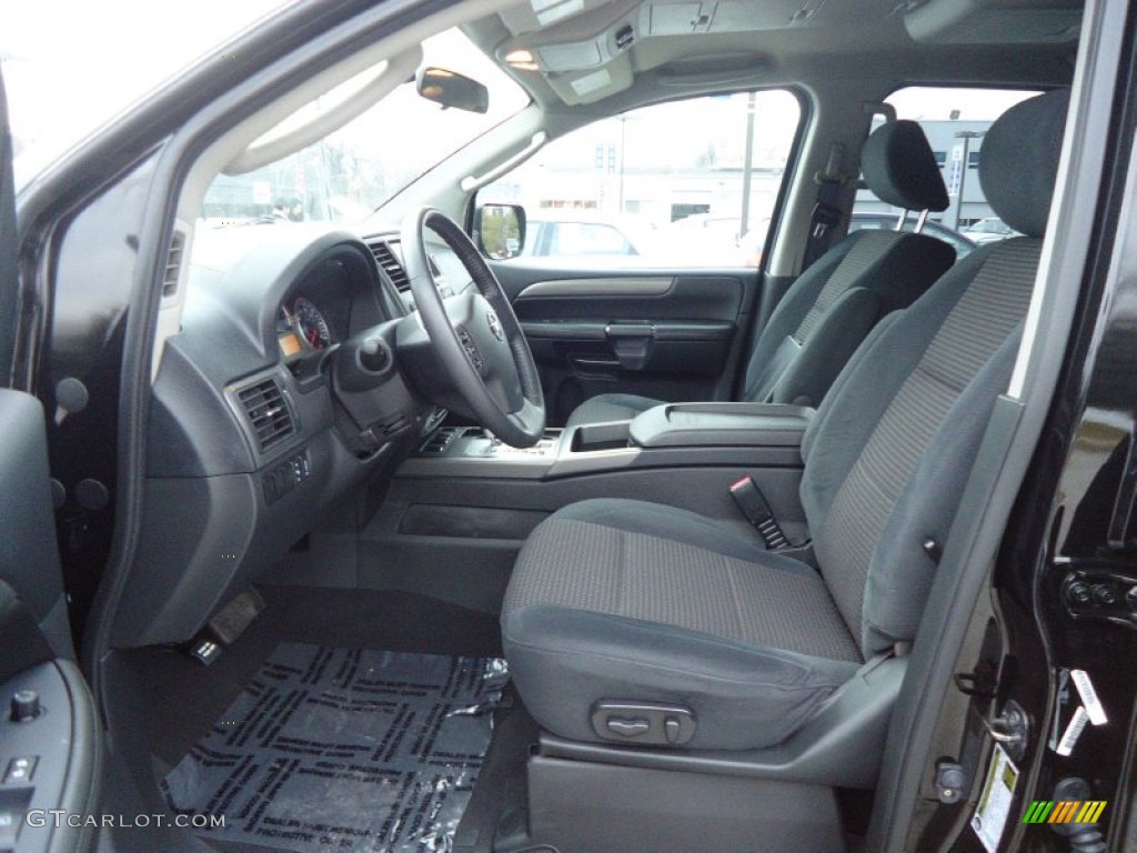Charcoal Interior 2011 Nissan Armada SV 4WD Photo #61160465