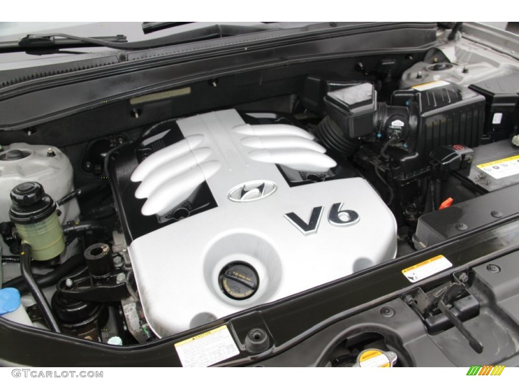 2007 Hyundai Santa Fe Limited 4WD 3.3 Liter DOHC 24 Valve V6 Engine Photo #61161590